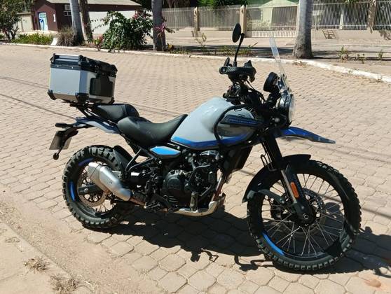 ROYAL ENFIELD HIMALAYAN 450 SLATE POPPY BLUE ROYAL ENFIELD HIMALAYAN 450 SLATE POPPY BLUE